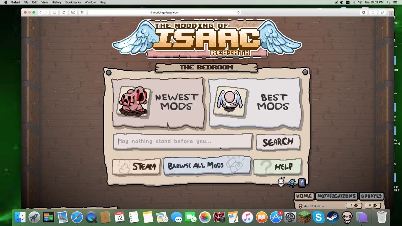how to download mods from steam workshop binding of isaac